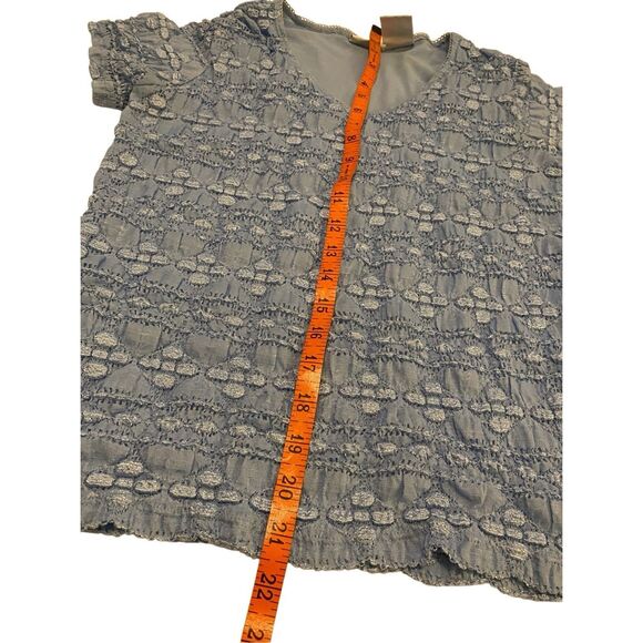 East 5th Petite Lace T Shirt Fairycore Preppy Summer Coastal Beach Coquette - Picture 8 of 9